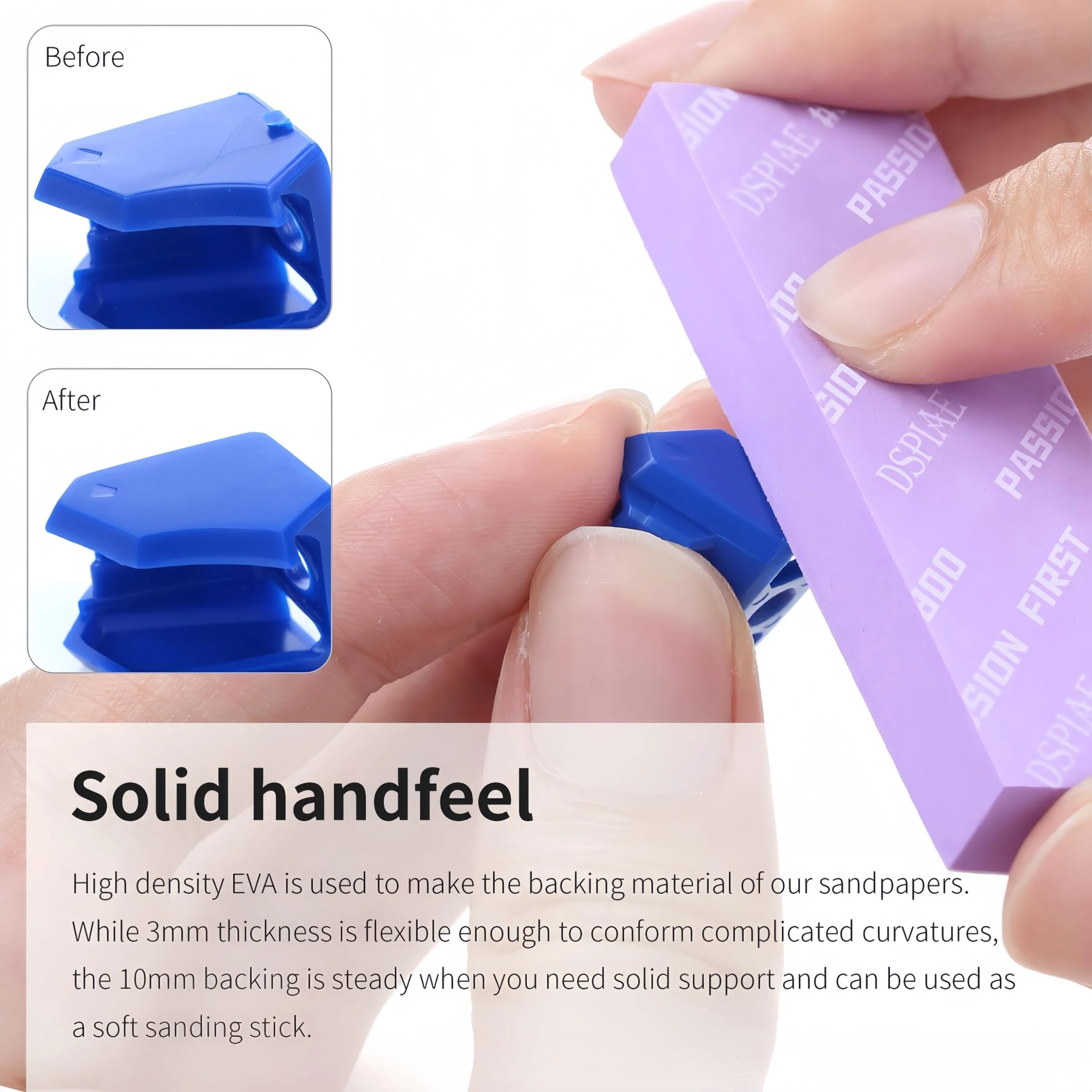 MakerJoy Soft Sponge Sanding Paper Combo Set for Model Builder - Image 3